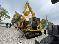 Oferta Especial: Excavadora Hidráulica Usada Original KOMATSU PC70, Miniexcavadora de 7 Toneladas con Cucharón de 0.3m, Certificación CE, para Movimiento de Tierras y Construcción