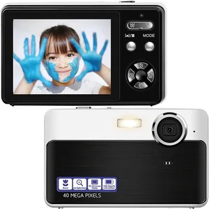 Gran oferta grabadora de vídeo oculta promocional R10 4K HD 48MP pantalla plegable Retro Hd Handy Digital Time-lapse foto Cámara Digital