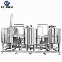 Équipement de micro-brasserie 500L, système de fermentation de bière à double enveloppe en SUS304 pour brasserie, restaurant, bar