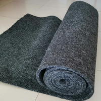 Moderne 8mm D'épaisseur Gris Noir Aiguille Perforé Polyester Marine Tapis Or Minage Panoramique Bateau Couchette Latex Machine pour Pique-Nique