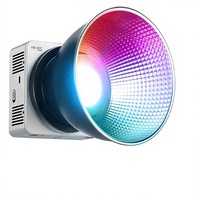 Pour HB80C 80W Mini Lumière Vidéo LED Continue RGB COB Température de Couleur 2500-8500K Batterie Intégrée 72Wh Contrôle par Application Charge Rapide PD