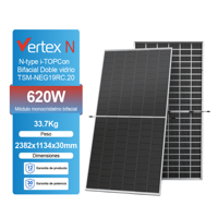 Panneau solaire monocristallin TOPCon Trina N-Type 620Watt Green Energy Vertex N NEG19RC.20 590-620W en verre trempé 590W 595W 610W 615W