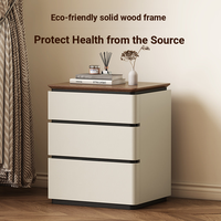 Armoire de rangement moderne pour chambre à coucher en bois massif, design italien, avec 4 tiroirs, meubles durables pour la maison