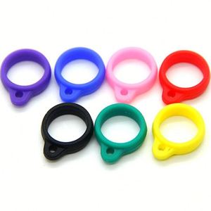 8/13/16/20/25/40/55mm Silicone Rope Loop, Rope Strap, Hanging Buckle, Anti-slip Buckle - Product Image 1