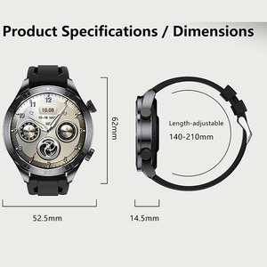 Nuevo Reloj Inteligente G6 HD 2026 con Pantalla TFT de 1.7 Pulgadas, Brújula, Monitor de Actividad Física Unisex con Aplicación RDFit y Carga Magnética - Product Image 6