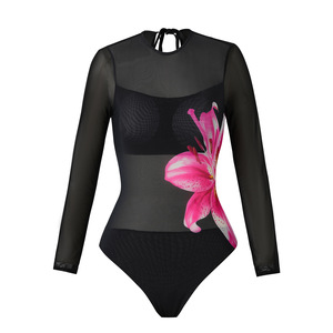 Traje <span class=keywords><strong>de</strong></span> <span class=keywords><strong>Baño</strong></span> JSN Personalizado 2025, Nuevo, <span class=keywords><strong>de</strong></span> <span class=keywords><strong>Manga</strong></span> <span class=keywords><strong>Larga</strong></span>, con Protección Solar, <span class=keywords><strong>para</strong></span> <span class=keywords><strong>Mujer</strong></span>, con Pantalones, Estampado, <span class=keywords><strong>de</strong></span> Una Pieza - Product Image 5