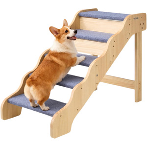 Wooden Pet Stairs For <b>Dogs</b> Solid Wood Non Slip Steps <b>Sofa</b> Accessory Small Breed Use - Product Image 5