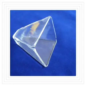 맞춤형 특수 모양의 투명 사각형 석영 용기 유리 석영 실린더