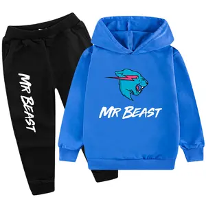 Bán buôn mùa xuân chất lượng cao hoodie Hot Bán hàng Chàng Trai quần áo Set cho 12 năm cho trẻ em trẻ em