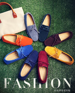 Fabricants de chaussures <span class=keywords><strong>bateau</strong></span> personnalisées avec logo, légères, respirantes, à enfiler, en daim premium, mocassins décontractés pour hommes - Product Image 4