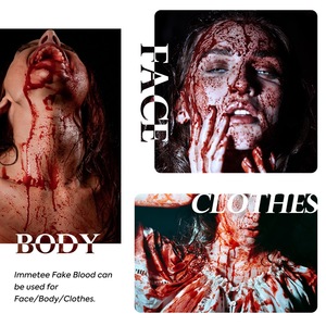 Venta al por mayor de sangre de virginidad falsa, almohadilla de sangre falsa para Halloween, cara grande, sangre falsa lavable, pintura corporal, suministro para <span class=keywords><strong>mujeres</strong></span> - Product Image 3