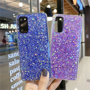 เคสโทรศัพท์แบบมีกลิตเตอร์สำหรับ Xiaomi CC9E Note 10 8 SE A3 Lite Redmi Note 9 Pro Max 7 6 5 <span class=keywords><strong>Plus</strong></span>  ฝาหลังซิลิโคนนิ่มแบบมีประกาย - Product Image 3