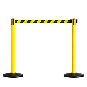 Stanchion retrattile in metallo con cintura efficace soluzione di controllo della folla - Product Image 2