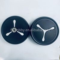 Roues avant de poussette pour bébé de 5,5 pouces, pneus en mousse PU, roues à rayons en plastique, capacité de charge de 20 kg, dureté des pneus 70-75A