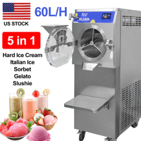 Roestvrijstalen Echt Fruit Hard Ijs Machine Voor Hard Serveren Ijs Productie Op Voorraad In Het Ons Magazijn