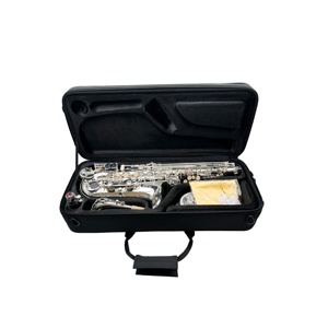 Saxofón Alto Profesional SEASOUND OEM Tono Mi Bemol (Eb) Plateado con Estuche Impermeable de Alta Calidad JYAS102S - Product Image 5