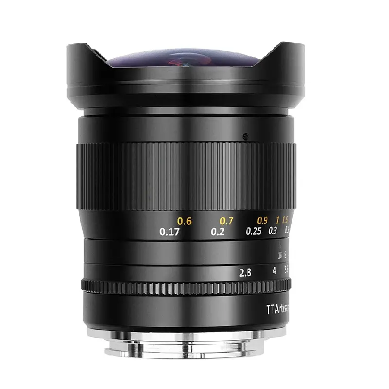 TTArtisan 11mm F2.8 Full Frame Fish Eye Lens Manual Focus Compatible with E/L/Z/EOS-R/GFX Leica M Can on EF Ni kon F DSLR Lens