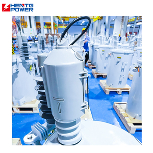 HENTG 75kVA Einphasiger öl gefüllter Pol transformator ANSI Standard Aluminium 380V Ausgang mit 6KV Eingangs spannung - Product Image 3