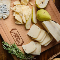 Fromage caciotta semi-dur aromatisé de 300g, prêt-à-manger, fromage cottage au goût de truffe en vrac et emballage en boîte disponible