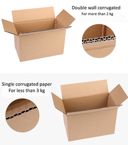 Cajas de cartón corrugado personalizadas al por mayor, tipo de carpeta de comercio electrónico con impresión de logotipo - Product Image 2