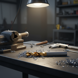 Foret hélicoïdal HSS-Co TTAKE 12,5 mm, finition dorée, auto-centrant pour le perçage du métal - Product Image 3