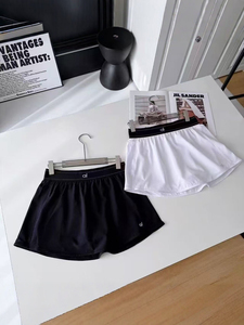 Womens Casual Comfortable AL Mesh Skirt with Letter Print Anti-Peek Skort Summer New Tennis Skort for Yoga Sports Fitness
