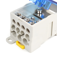 Bloc de distribution UKK 500A, boîte de connexion électrique, barre omnibus, bloc de bornes, bloc électrique