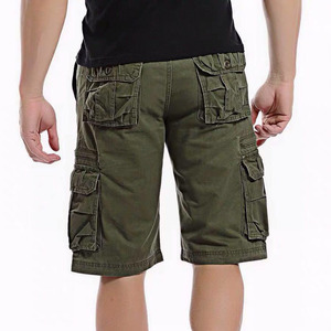 <span class=keywords><strong>Pantaloni</strong></span> Casual sportivi estivi da uomo pantaloncini da lavoro da esterno di grandi dimensioni elasticizzati in vita a gamba dritta al ginocchio larghi - Product Image 5