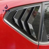 Persianas para Ventanas Traseras, Molduras Decorativas Modificadas Estilo Mustang, ABS para Nissan Tiida 2011-2015