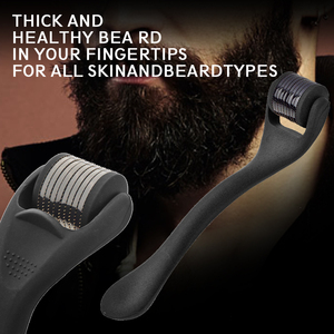 <span class=keywords><strong>DermaRoller</strong></span> en titane noir mat 540 rajeunissement de la peau barbe croissance des <span class=keywords><strong>cheveux</strong></span> sur le visage corps-hommes et femmes pour Derma Roller - Product Image 4