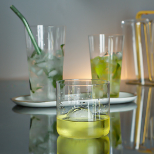Vaso Highball <span class=keywords><strong>Colin</strong></span>, Hecho a Mano, Diseño Japandi, Ultrafino, Transparente, Reutilizable, Apto para Alimentos, Apto para Lavavajillas - Product Image 2