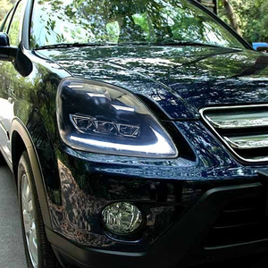 Conjunto de faros delanteros TYPY para Honda CRV 2004-2006, conversión de lentes láser, luces diurnas LED y luces direccionales secuenciales - Product Image 5