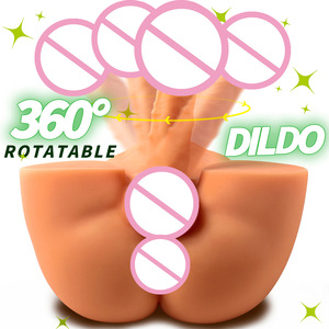 ตุ๊กตายางสำหรับช่วยตัวเองแบบสองทางสำหรับทั้งชายและหญิง พร้อมก้นแบบขึ้นรูปและซิลิโคนแข็ง สำหรับกระตุ้นทางทวารหนัก - Product Image 3