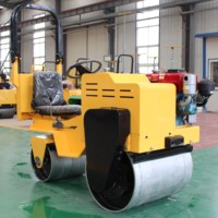 Compacteur vibrant articulé à double tambour SHANL SH10 de 1, 2 et 3 tonnes pour asphalte et compactage de sols, avec moteur Huade