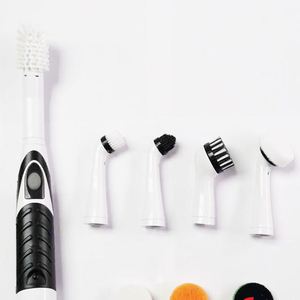 Tête de brosse sonique électrique sans fil pour le nettoyage de la cuisine, de la salle de bain, des services à thé, et brosse électrique en plastique pour chaussures - Product Image 3