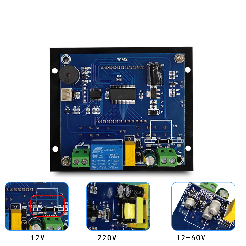 AC110V AC220V Microcomputer Digital Temperature Controller Intelligent High Accuracy Temp Control Thermostat ZFX-W1412(图4)
