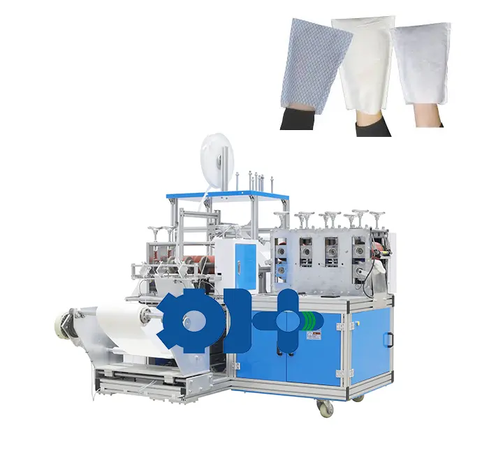 Nicht gewebte medizinische Einweg-Körper wasch handschuhe Making Machine Küchen handschuh Anti-Verbrühungs schutz Hände Maschine