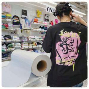 Factory Supply White Thermal Transfer Roll <b>Label</b> <b>Printer</b> <b>Paper</b> Sublimation <b>Paper</b> for Clothing Application - Product Image 2