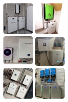 Batterie solaire au lithium LiFePO4 14 kWh 15 kWh 51,2 V 200 Ah 300 Ah pour système solaire domestique, station de stockage d'énergie à cycle continu