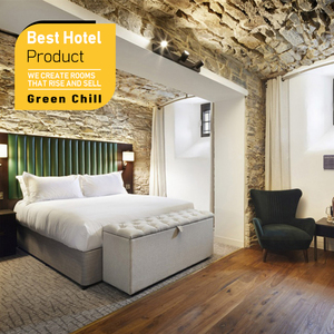 Juego de Muebles de Dormitorio de Hotel Personalizados, con Estructura Metálica, Tamaño King, Estilo Moderno y Lujoso, para Hoteles Boutique Urbanos, Servicio Llave en Mano - Product Image 1