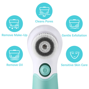 <span class=keywords><strong>TOUCHBeauty</strong></span> 3 en 1 Nettoyant visage Boîte de rangement étanche Article populaire Brosse nettoyante pour le visage - Product Image 3