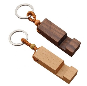 Support de téléphone portable en bois naturel, porte-clés, porte-clés de voiture, accessoires de mode, support de téléphone portable en bois de noyer, de hêtre et de zelkova - Product Image 2