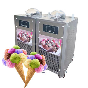Moxin Pozzetti Macchina Automatica per Gelato, Yogurt e Granita, Nuova, 2 Cilindri, Congelatore Commerciale a Colonna - Product Image 1