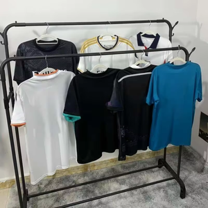 تي شيرت نسائي مخصص بخصر مرتفع مكون من قطعتين متوسط الخصر وسراويل قصيرة ملابس نسائية بخصر مرتفع - Product Image 1