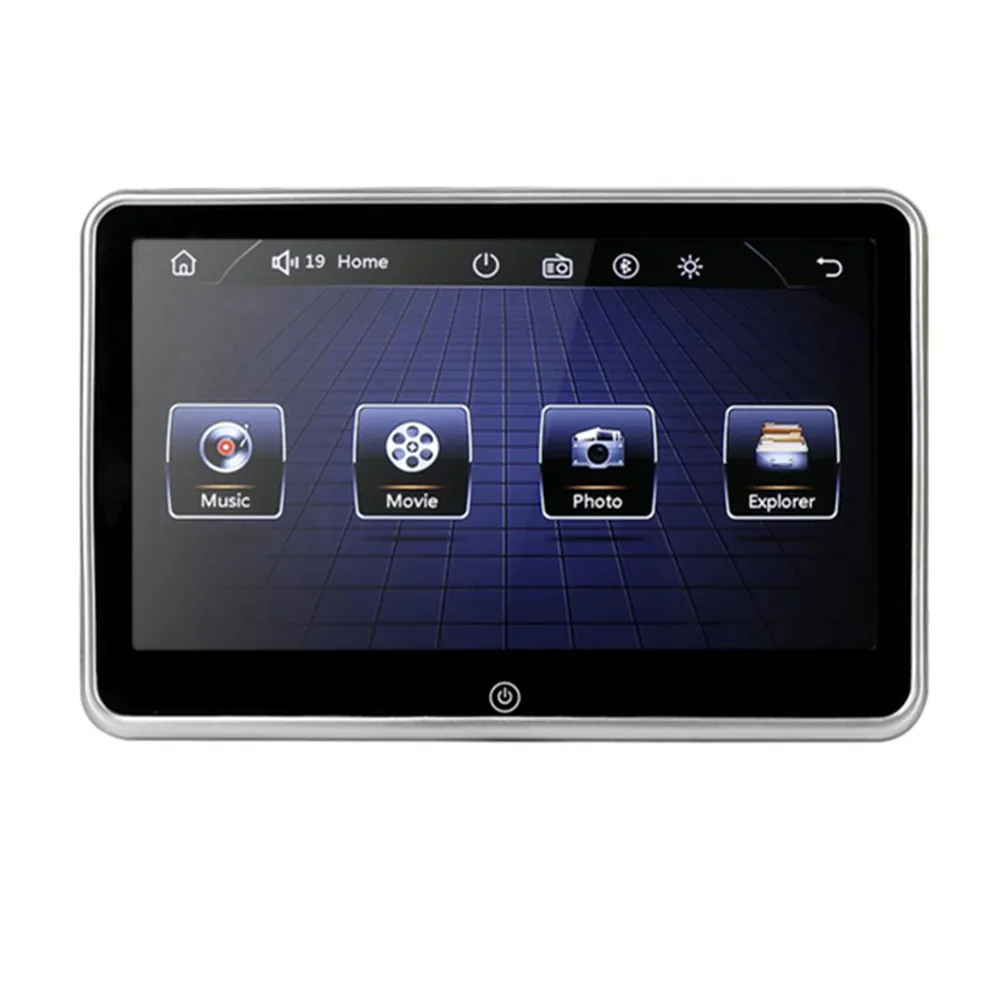 Otomatik multimedya ses Video oynatıcı desteği 1080P HD araç dvd oynatıcı oyuncu dokunmatik ekranı hoparlör ile 8 inç araba baş dayama monitörü