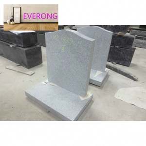 EVERONG простой дизайн черный гранит дешевый вертикальный американский стиль надгробие и памятники - Product Image 2
