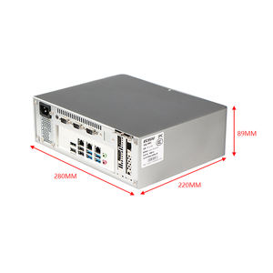 Kuat tertanam industri Mini PC Intel Core I7 6 ~ 9th Gen <span class=keywords><strong>3</strong></span> LAN 6 COM 10 USB port untuk Smart pabrik aplikasi - Product Image 4