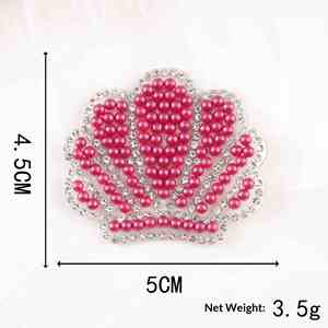 Autocollant thermocollant auto-adhésif, nouveaux strass, coquille de perle exquise, pour coque de téléphone, vêtements, bagages, chaussures, chaussettes - Product Image 6