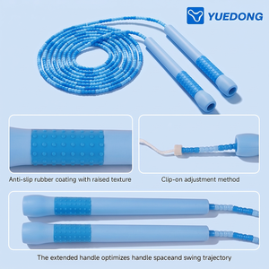 <span class=keywords><strong>Corda</strong></span> per Saltare Segmentata Migliorata con Perline Morbide e Manici Antiscivolo per Bambini, Donne e Uomini, <span class=keywords><strong>Corda</strong></span> per Saltare per Bambini Senza Grovigli - Product Image 2