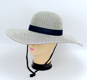 2023 высококачественные летние шляпы от солнца женские соломенные шляпы с широкими полями регулируемые шнурки женские гибкие шляпы